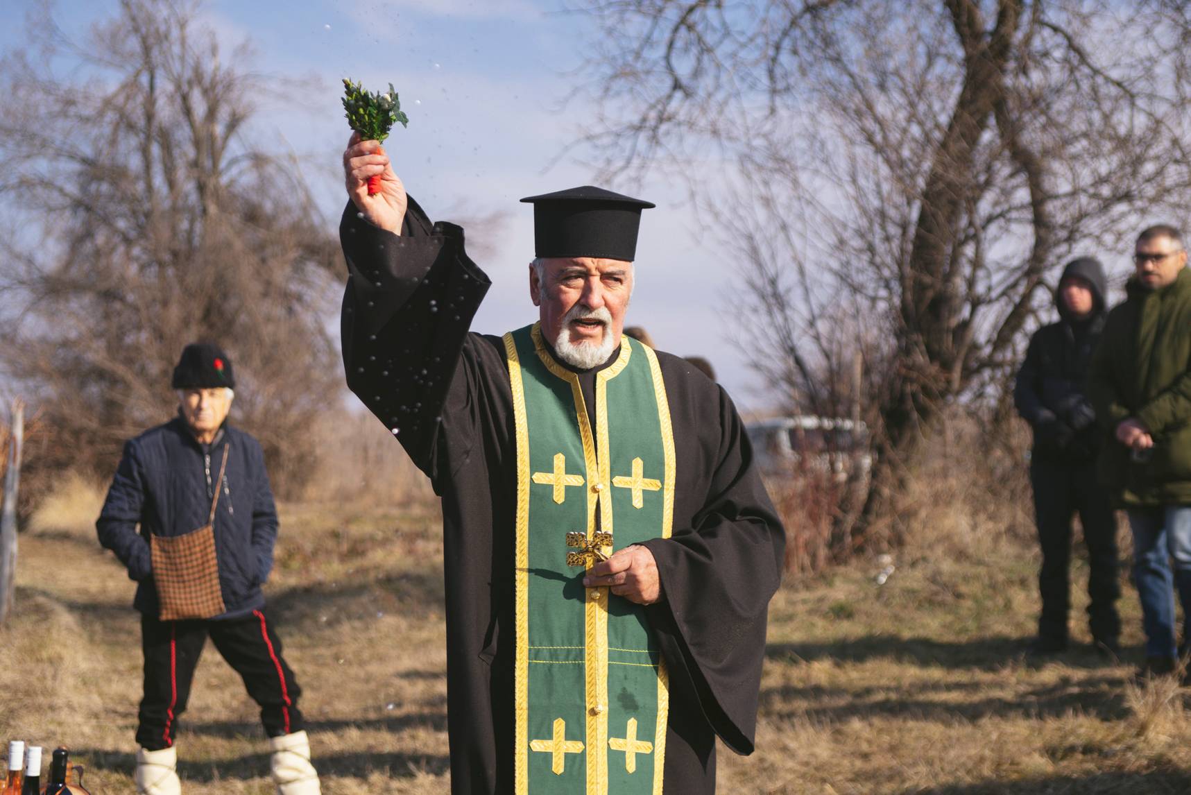 Водосвет за здраве и берекет отслужи енорийският свещеник отец Васил Николов